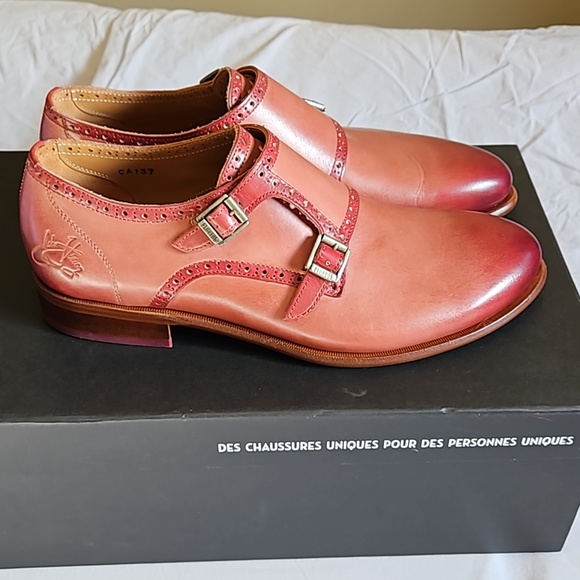John Fluevog Wootton double monkstraps. - Picture 2 of 7
